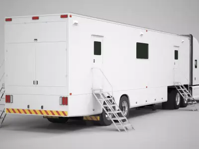Exhibition Semi Truck 3D model