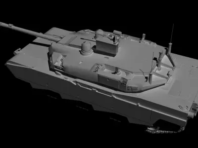 M1AX Abrams X Main Battle Tank 3D model