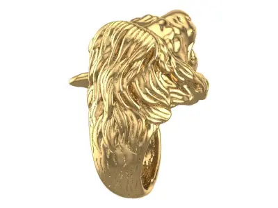 lion bodi ring 3D print model