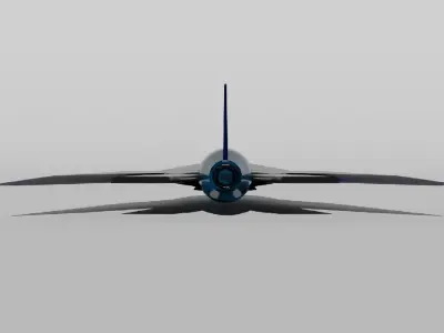 Scifi Fighter 3D model