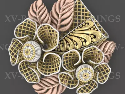 NEW TURKISH RING XV-05 3D print model
