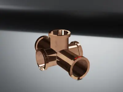 Pipe Joint Free low-poly 3D model