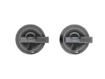 Futuristic Fire Grenade Low-poly 3D model