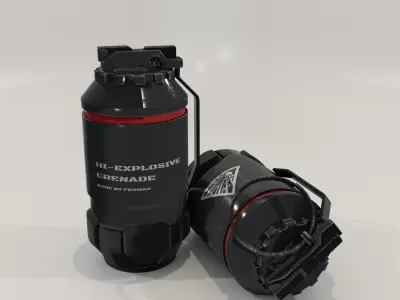 Grenade Free 3D model