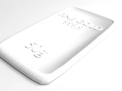 Goldplate 50gram 3D model