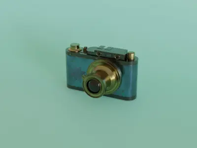 Digital Camera Model   Low-poly 3D model
