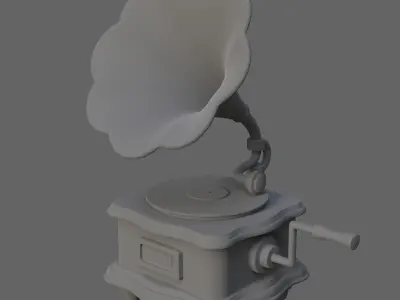 phonograph 3D model