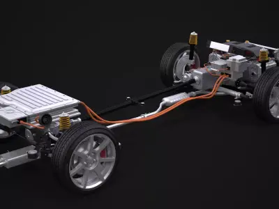 4x4 Hybrid Suspension 3D model