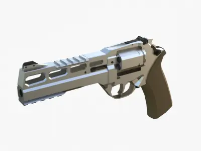 Rhino chiappa Low-poly Low-poly 3D model
