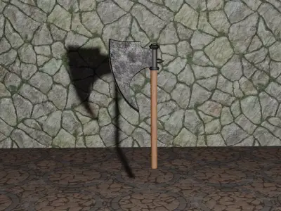 Axeaxe Free low-poly 3D model