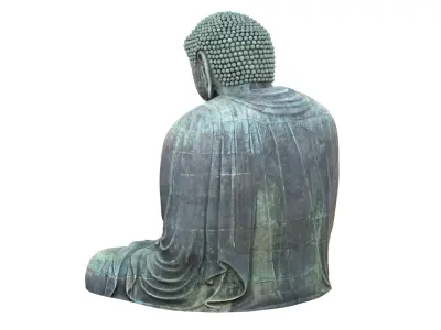  Great Buddha Statue 3D Model 