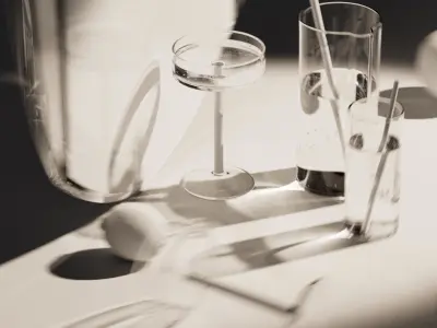 polypasta - Glass Collection Studio Scene 01 3D model