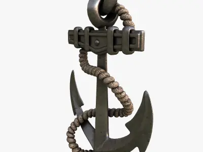 Anchor 3D model Textured