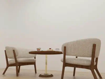 table cafe  3D model