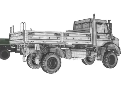Mercedes Unimog  3D model