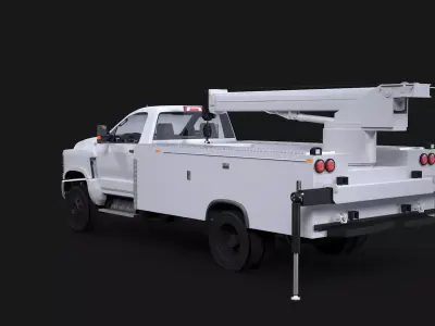 International CV 2020 Crane 3D model