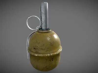 RGD-5 Grenade Low-poly 3D model purchase