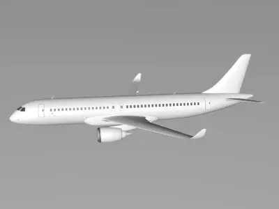 Chinese Trunk Aircraft C919 Free 3D model