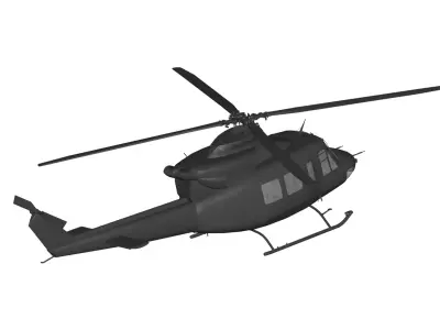 Bell 412  helicopter  3D model