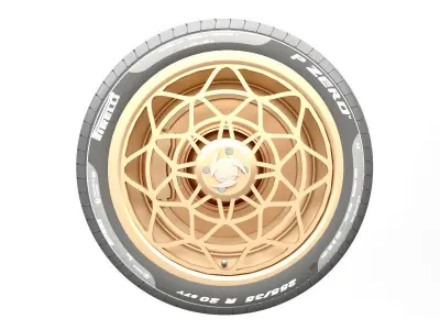 Wheel Tire 5 3D model