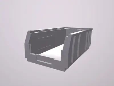 Plastic box 3D model