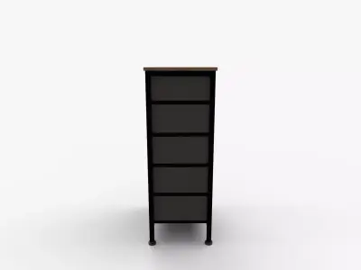 Somdot 5-Drawer Tall Dresser 3D model