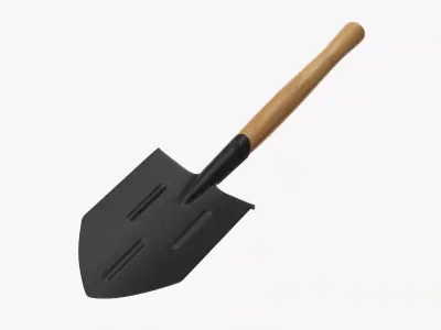 Shovel gardening 07 3D model