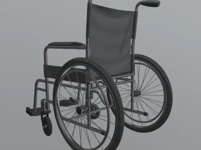 Wheelchair Premium Quality 3D model
