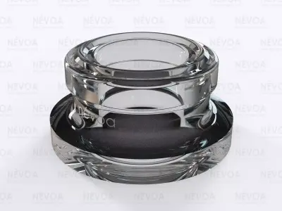 Glass finish - GME 40 04 - 13 mm - Finish for crimpless pump 3D model