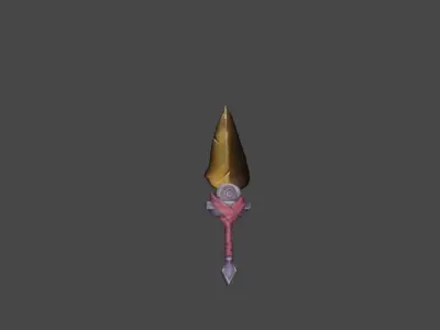 Zeloeman Sword A 26 Low-poly 3D model