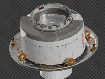NASA SCRAM Crew Return Vehicle 3D model