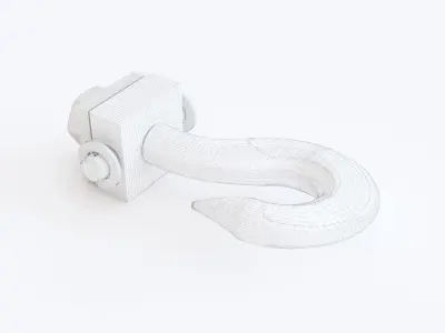 Crane hook 03 3D model