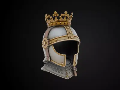 Stylized Steampunk Helmet - Clockforge Knight Free 3D print model