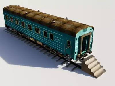 Trainwagontracks 3D model