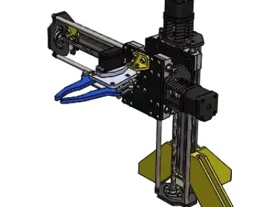 2DOF Linear Robot 3D print model