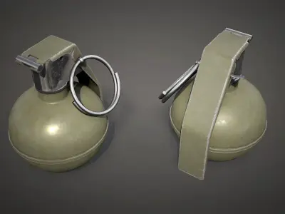 Defense Line Vol4 - Explosive Essentials Free low-poly 3D model