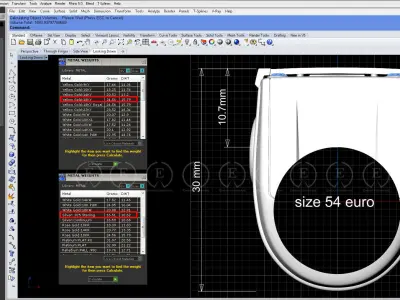 car ring 3D print model