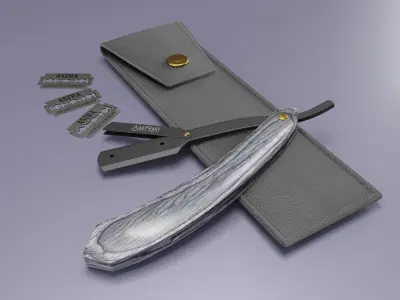 Razor Low-poly 3D model