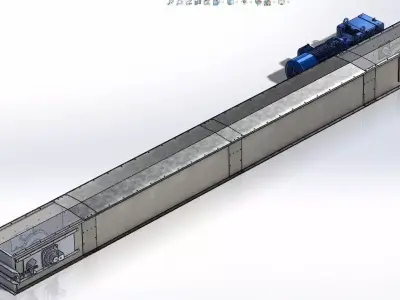 Chain Conveyor 150t 3D model