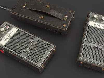 Walkie Talkie Low-poly 3D model