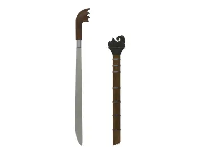 Kabeala Machete Low-poly 3D model