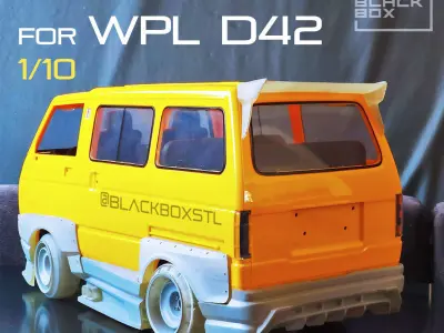 WPL D42 RC BODYKIT by BLACKBOX 1-10th 3D print model