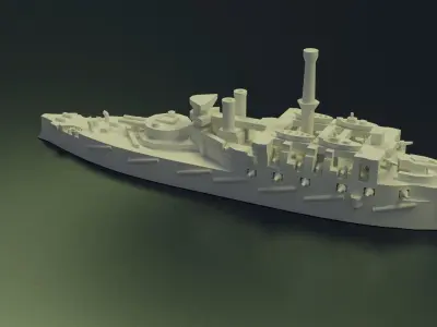 HMS Victoria 1887 3D print model