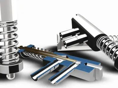 Nozzle - Vacuum Filler Machine 3D model