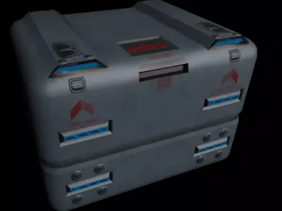 Scifi Crate 3D model purchase