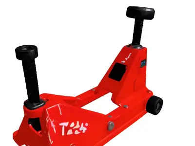 Industrial Adjustable Support Stand T24 Low-poly 3D model