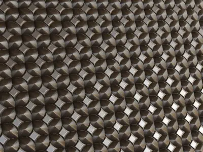 Metal Sci-Fi Panels Geometric PBR Seamless Texture