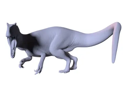 allosaurus 3dprint 3D print model