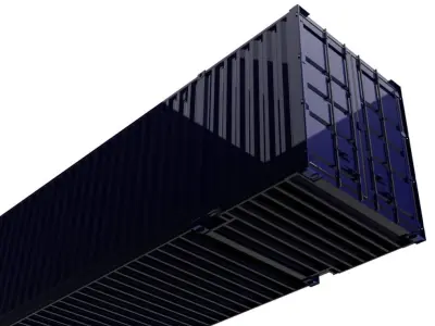 53FT ISO Shipping Container 3D model