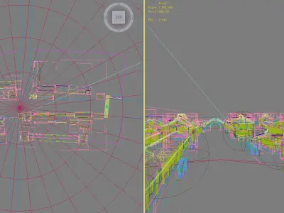 Chinese Style Architecture 3D model 21
